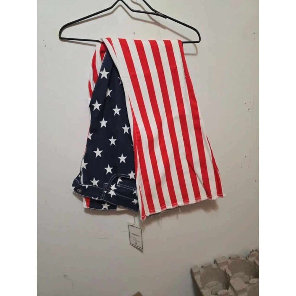 Woman's jeans american flag size 14